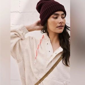 Free People Fuzzy Was She Fleece Pullover | Brushed Sail
